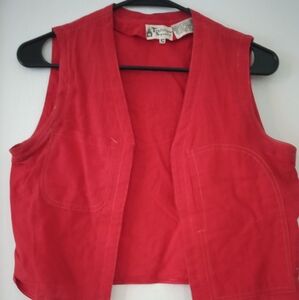 A 1980s red vest